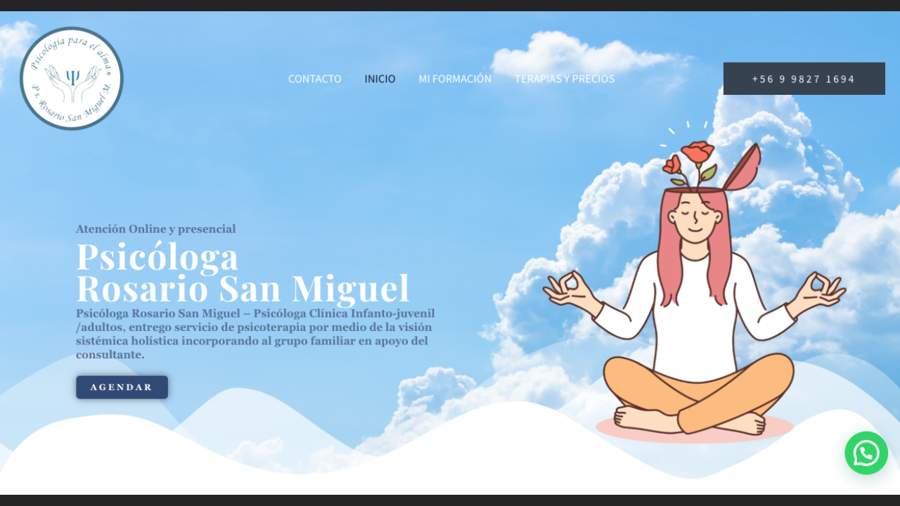 Diseño Web para Psicóloga Rosario San Miguel