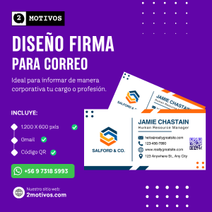 Diseño de firma para correos
