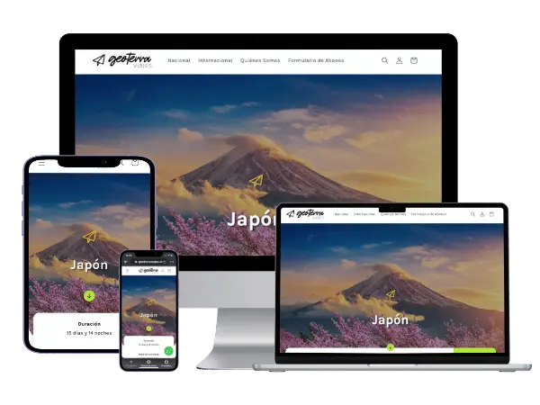 Diseño De Páginas Web Para Agencias De Viajes - Agencia 2Motivos