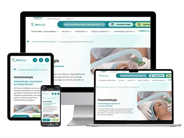 Diseño De Páginas Web Para Anestesistas - Agencia 2Motivos