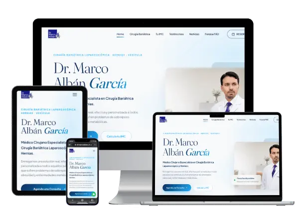 Diseño De Páginas Web Para Cirujano General - Agencia 2Motivos