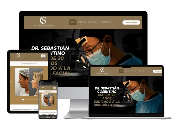 Diseño De Páginas Web Para Cirujano Plástico - Agencia 2Motivos