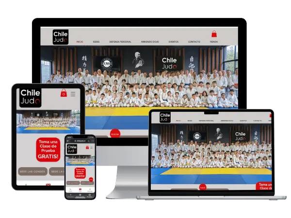 Diseño De Páginas Web Para Clases De Judo - Agencia 2Motivos