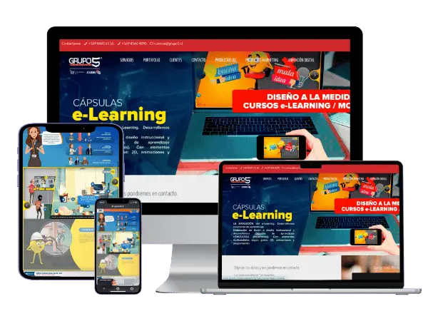 Diseño De Páginas Web Para Clases Online - Agencia 2Motivos
