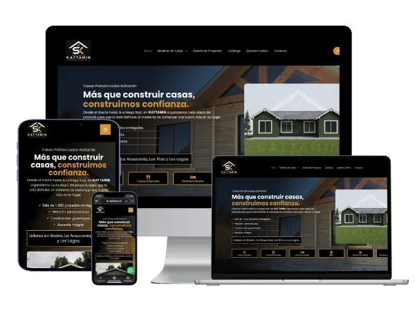 Diseño De Páginas Web Para Construcción de Casas Prefabricadas - Agencia 2Motivos