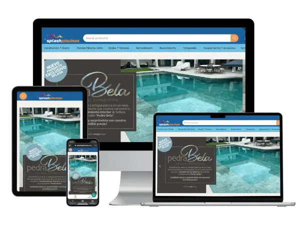 Diseño De Páginas Web Para Construcción de Piscinas - Agencia 2Motivos