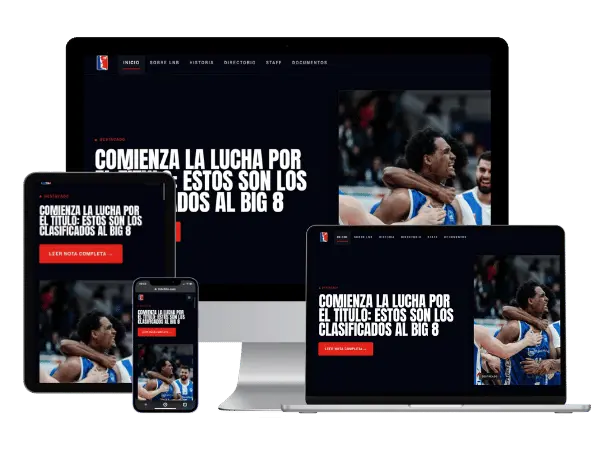 Diseño De Páginas Web Para Deportes- Agencia 2Motivos