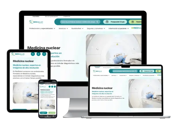 Diseño De Páginas Web Para Especialista En Medicina Nuclear - Agencia 2Motivos