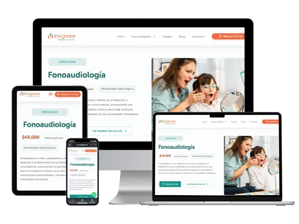 Diseño De Páginas Web Para Fonoaudiólogos - Agencia 2Motivos