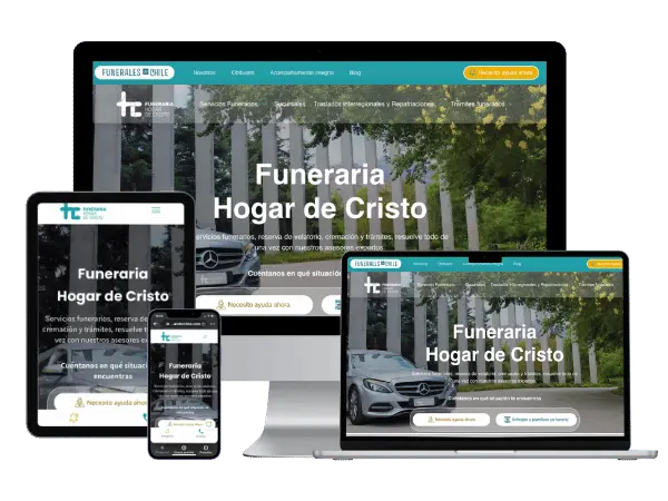 Diseño De Páginas Web Para Funerarias - Agencia 2Motivos