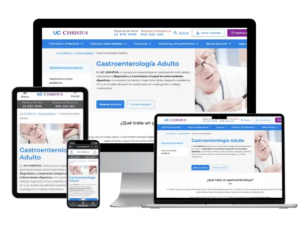 Diseño De Páginas Web Para Gastroenterólogos - Agencia 2Motivos