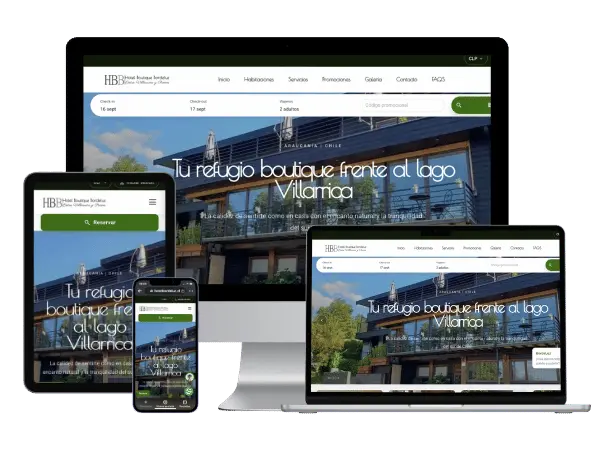 Diseño De Páginas Web Para Camping Hostales - Agencia 2Motivos