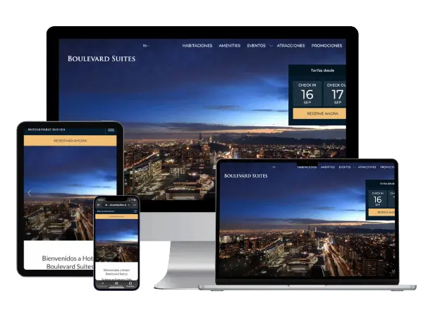 Diseño De Páginas Web Para Hoteles - Agencia 2Motivos
