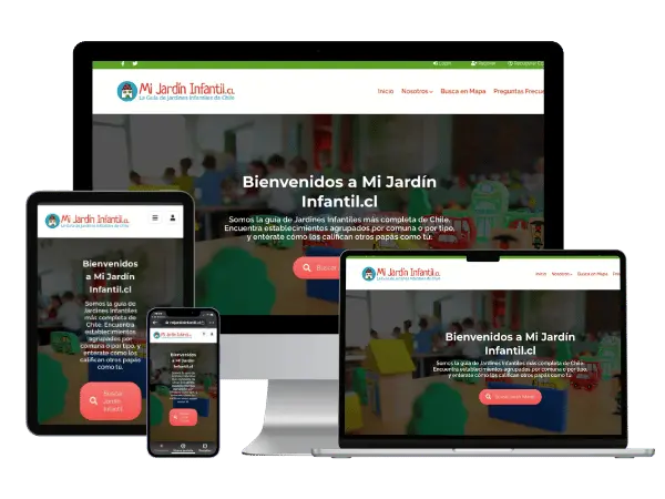 Diseño De Páginas Web Para Jardín Infantil - Agencia 2Motivos