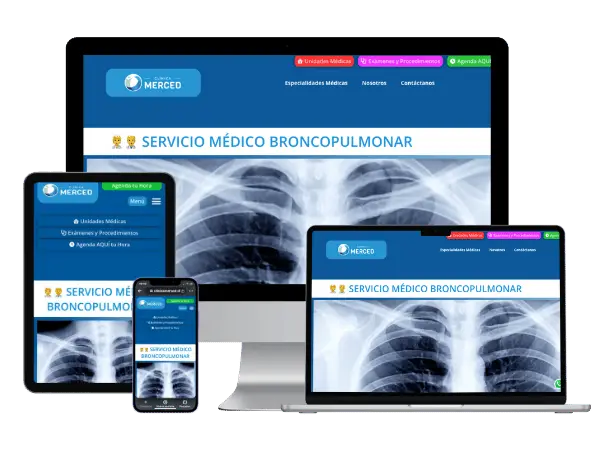 Diseño De Páginas Web Para Médico Broncopulmonar - Agencia 2Motivos