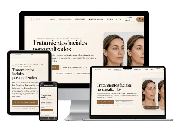Diseño De Páginas Web Para Médico Estético - Agencia 2Motivos
