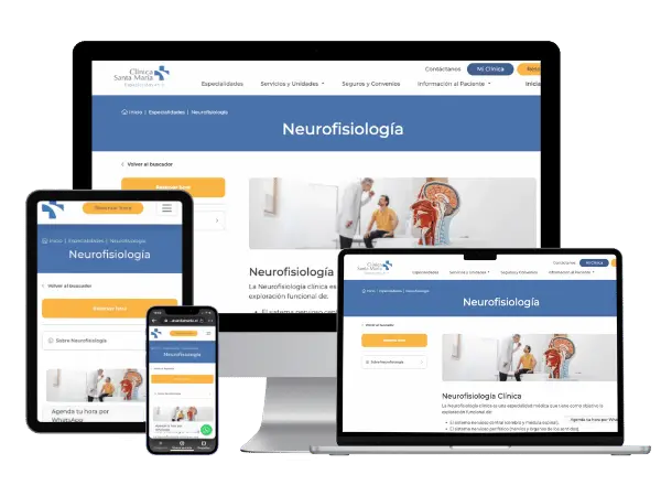 Diseño De Páginas Web Para Neurofisiólogo Clínico - Agencia 2Motivos
