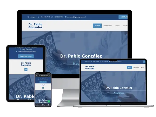 Diseño De Páginas Web Para Neurólogos - Agencia 2Motivos