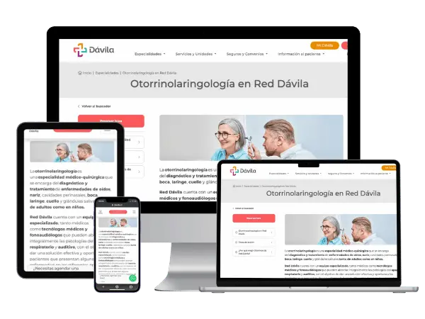 Diseño De Páginas Web Para Otorrinos - Agencia 2Motivos