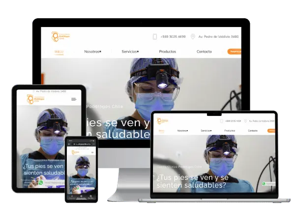 Diseño De Páginas Web Para Podólogos - Agencia 2Motivos