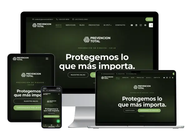 Diseño De Páginas Web Para Prevención De Riesgo - Agencia 2Motivos
