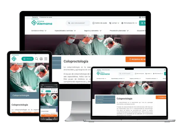 Diseño De Páginas Web Para Proctólogos - Agencia 2Motivos