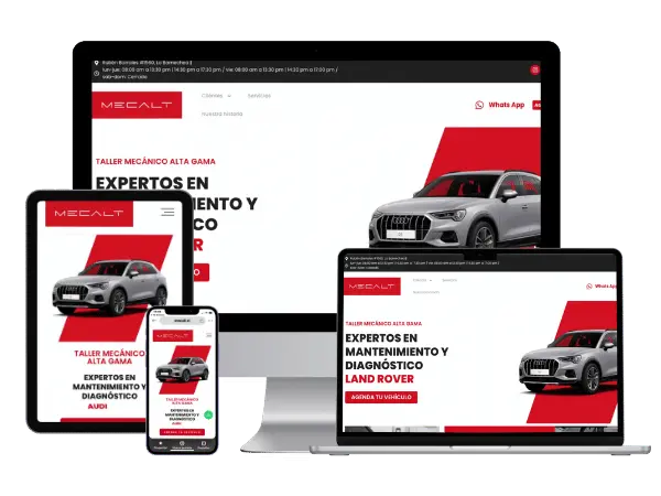 Diseño De Páginas Web Para Taller Mecánico 3 - Agencia 2Motivos