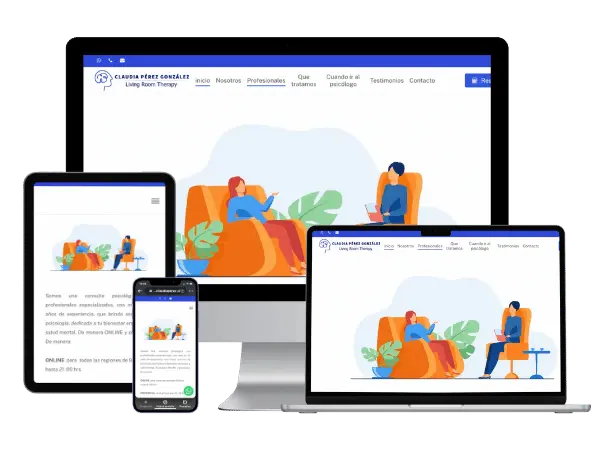 Diseño De Páginas Web Para Terapeuta Complementario - Agencia 2Motivos