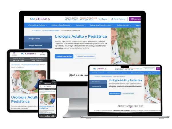 Diseño De Páginas Web Para Urólogos - Agencia 2Motivos